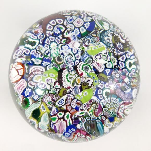 Perthshire PP19 1974 Scrambled End-of-Day Millefiori Vintage LE Paperweight - Picture 1 of 13